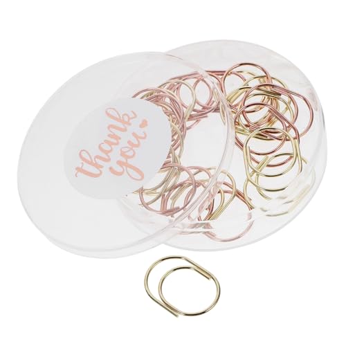 24 Stück Kreative Metall Büroklammern Süße Geometrische Papierclips für Dokumente Dekorative Klemmen für Zuhause und Büro Stabil und Vielseitig Einsetzbar und Roségold Gemischt 24 Stück Kreative Metall Büroklammern Süße Geometrische Papierclips für Dokumente Dekorative Klemmen für Zuhause und Büro Stabil und Vielseitig Einsetzbar und Roségold Gemischt von OSALADI