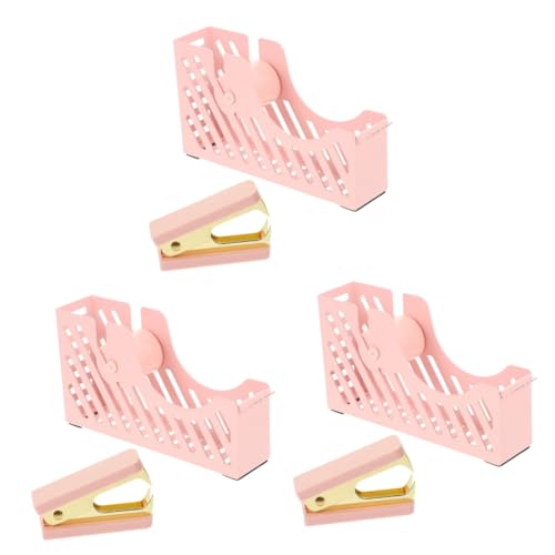3 Sätze Heftgerät und Klebebandspender Büromaterial für Zuhause und Büro Heftentferner für Scrapbooking und Kunstprojekte Teiliges Set 3 Sätze Heftgerät und Klebebandspender Büromaterial für Zuhause und Büro Heftentferner für Scrapbooking und Kunstprojekte Teiliges Set von OSALADI