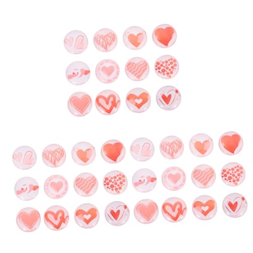 3 Sätze Herz Patches Runde Cabochons Für Diy Schmuck Dekorative Bastelmaterialien Für Armbänder 12 Stücke * 3 3 Sätze Herz Patches Runde Cabochons Für Diy Schmuck Dekorative Bastelmaterialien Für Armbänder 12 Stücke * 3 von OSALADI