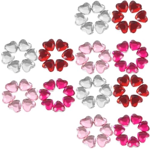 3 Sätze Herzförmige Acryl Strasssteine Für Diy Bastelprojekte Flatback Glitzersteine Für Hochzeitsdekoration Und Schmuckgestaltung 400 Stück * 3 3 Sätze Herzförmige Acryl Strasssteine Für Diy Bastelprojekte Flatback Glitzersteine Für Hochzeitsdekoration Und Schmuckgestaltung 400 Stück * 3 von OSALADI