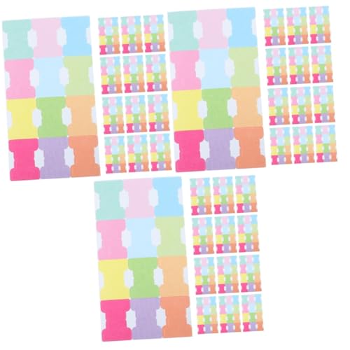 3 Sätze Klebrige Index Tabs Für Beschreibbare Farbige Seitenmarkierungen Für Notizen Und Organisation Im Büro Oder Zuhause 20 Blätter * 3 von OSALADI