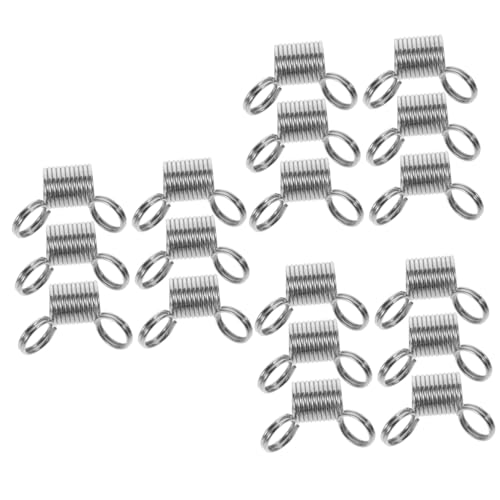 3 Sätze Metallperlen Spannfedern Für Schmuckherstellung Diy Lange Stopper Für Armbänder Lösung Zum Schutz Der Perlen Und Verhindern Herunterfallens 6 Stücke * 3 von OSALADI