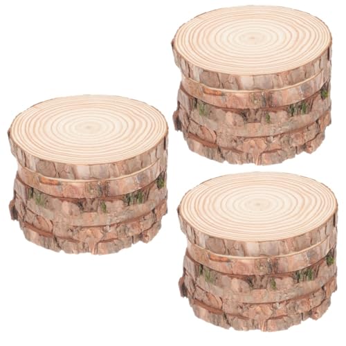 3 Sätze Runde Holzscheiben Unbearbeitete Holzscheiben Hochwertigem Holz Für Diy Bastelprojekte Für Dekorationen Und Untersetzer 6 Stück * 3 3 Sätze Runde Holzscheiben Unbearbeitete Holzscheiben Hochwertigem Holz Für Diy Bastelprojekte Für Dekorationen Und Untersetzer 6 Stück * 3 von OSALADI