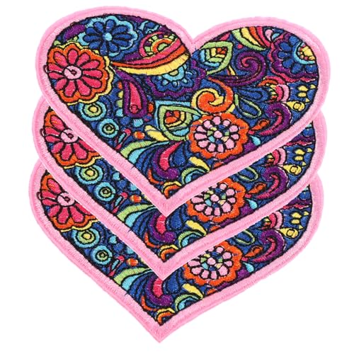 3 Stück Teiliges Gestickte Aufnäher zum Aufbügeln für Kleidung Patches zur Dekoration von Jeans Rucksäcken und Mehr zum Reparieren und Selbstgestalten 3 Stück Teiliges Gestickte Aufnäher zum Aufbügeln für Kleidung Patches zur Dekoration von Jeans Rucksäcken und Mehr zum Reparieren und Selbstgestalten von OSALADI
