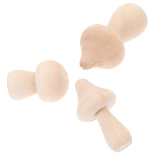 3 Stück Unbehandelte Holz Pilze Diy Malbare Holzfiguren für Bastelprojekte Dekorationen für Zuhause und Partys für Bastelarbeiten 3 Stück Unbehandelte Holz Pilze Diy Malbare Holzfiguren für Bastelprojekte Dekorationen für Zuhause und Partys für Bastelarbeiten von OSALADI