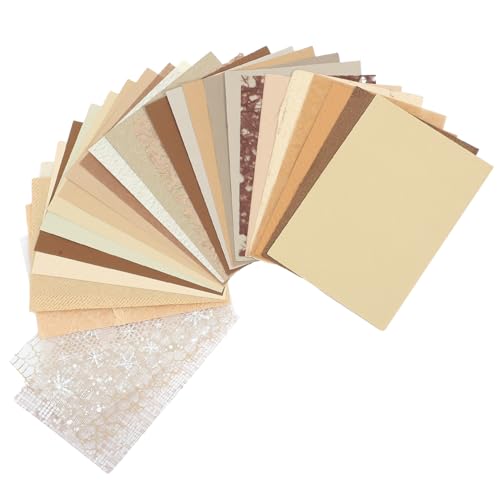30 Blatt Dekoratives Scrapbooking Doppelseitige Bastelpapiere für Diy Handarbeiten für Journaling und Projekte Leicht und Platzsparend von OSALADI
