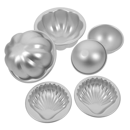 3Paare Aluminiumlegierung Badesalzformen DIY Formen für Seifenkugeln Wiederverwendbar und Einfach zu Entformen für Bastelprojekte und Badebomben 3Paare Aluminiumlegierung Badesalzformen DIY Formen für Seifenkugeln Wiederverwendbar und Einfach zu Entformen für Bastelprojekte und Badebomben von OSALADI