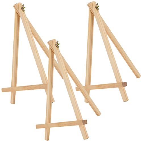 3Stücke Teiliges Faltbares Tischstaffelei Holz für Stabiler Malständer für Projekte für Zeichnungen und Kunstwerke von OSALADI