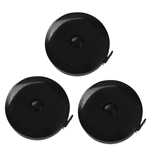 3Stücke Teiliges Mini Rollmaßband Einziehbares Maßband für Kleidung Schuhe und Heimwerker Langlebig und Tragbar von OSALADI