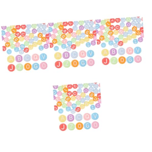 4 Sätze Acryl Buchstabenperlen Für Diy Armbänder Farbenfrohe Alphabetperlen Für Schmuckherstellung Projekte Und Bastelideen 100 Stück * 4 4 Sätze Acryl Buchstabenperlen Für Diy Armbänder Farbenfrohe Alphabetperlen Für Schmuckherstellung Projekte Und Bastelideen 100 Stück * 4 von OSALADI