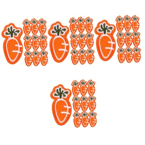 4 Sätze Karotten Aufnäher Bügelbilder Für Kleidung Diy Stickerei Patches Strapazierfähigem Hautfreundlichem Für Jacken Taschen Hosen Und Mehr 10 Stück * 4 4 Sätze Karotten Aufnäher Bügelbilder Für Kleidung Diy Stickerei Patches Strapazierfähigem Hautfreundlichem Für Jacken Taschen Hosen Und Mehr 10 Stück * 4 von OSALADI