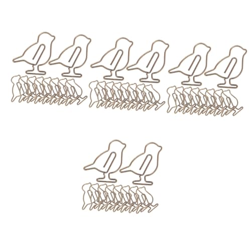 4 Sätze Kreative Büroklammern Form Eines Antiken Dekorative Und Einzigartige Papierclips Für Dokumente Und Notizen Für Büro Und Zuhause 20 Stück * 4 von OSALADI