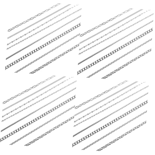 4 Sätze Teiliges Kette Für Schmuckherstellung Diy Halskette Armband Zubehör Robuste Und Langlebige Schmuckmaterialien Anhänger Und Designs 8 Stücke * 4 4 Sätze Teiliges Kette Für Schmuckherstellung Diy Halskette Armband Zubehör Robuste Und Langlebige Schmuckmaterialien Anhänger Und Designs 8 Stücke * 4 von OSALADI