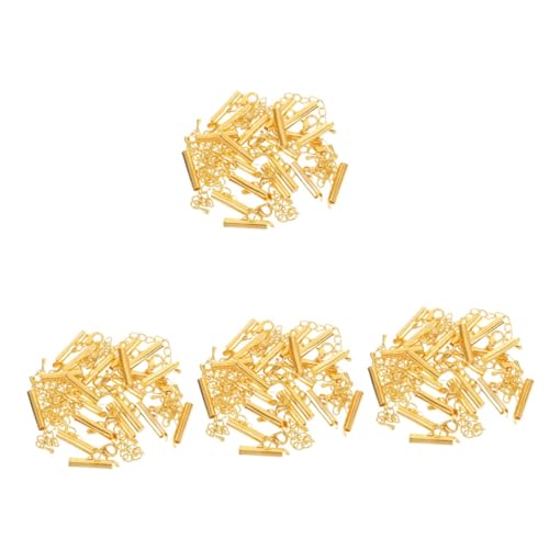 40 Sätze Schiebe Rohrverschluss für Diy Schmuck Rohrverbindung für Ohrstecker und Armbänder Schmuckzubehörteile für Designs 40 Sätze Schiebe Rohrverschluss für Diy Schmuck Rohrverbindung für Ohrstecker und Armbänder Schmuckzubehörteile für Designs von OSALADI