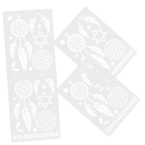 4Stücke Mandala Schablonen für Wand und Bodenmalerei Wiederverwendbare DIY Malschablonen für Kunstprojekte für Wandgestaltung und Dekoration 4Stücke Mandala Schablonen für Wand und Bodenmalerei Wiederverwendbare DIY Malschablonen für Kunstprojekte für Wandgestaltung und Dekoration von OSALADI