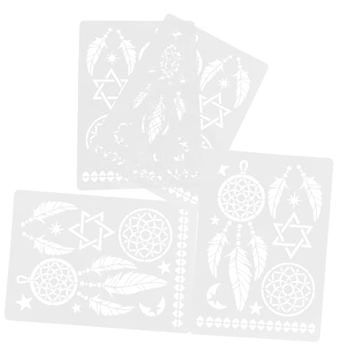 4Stücke Mandala Wandmalerei Schablonen DIY Zeichnungsvorlagen für Wand und Bodenmalerei Multifunktionale Malschablonen Pet Wiederverwendbar 4Stücke Mandala Wandmalerei Schablonen DIY Zeichnungsvorlagen für Wand und Bodenmalerei Multifunktionale Malschablonen Pet Wiederverwendbar von OSALADI
