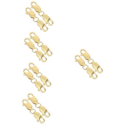 5 Sätze Doppelte Hummerverschlüsse Für Schmuckherstellung Dekorative Karabiner Für Armbänder Und Diy Projekte 2 Stücke * 5 5 Sätze Doppelte Hummerverschlüsse Für Schmuckherstellung Dekorative Karabiner Für Armbänder Und Diy Projekte 2 Stücke * 5 von OSALADI