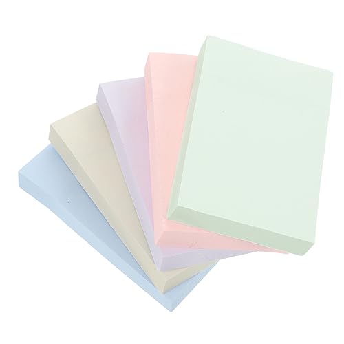 5 Sätze Farbenfrohe Selbstklebende Notizzettel Abreißbare Memo Pads für Schule Büro und Zuhause Praktische Haftnotizen im Stil für Notizen und Erinnerungen 5 Sätze Farbenfrohe Selbstklebende Notizzettel Abreißbare Memo Pads für Schule Büro und Zuhause Praktische Haftnotizen im Stil für Notizen und Erinnerungen von OSALADI