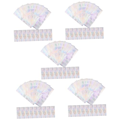 5 Sätze Selbstklebende Versiegelungsaufkleber Für Kosmetikflaschen Essenzen Und Verpackungen Tamper Evident Aufkleber 500 Stück * 5 5 Sätze Selbstklebende Versiegelungsaufkleber Für Kosmetikflaschen Essenzen Und Verpackungen Tamper Evident Aufkleber 500 Stück * 5 von OSALADI