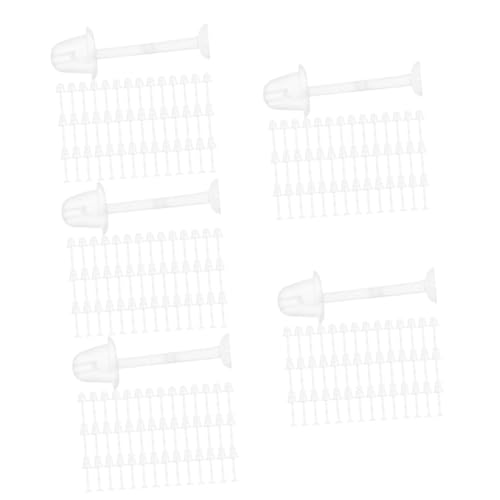 5 Sätze Transparente Ohrstecker Mit Ohrstoppern Diy Ohrschmuck Zubehör Für Durchsichtige Ohrstecker Für Bastelprojekte Praktische Und Leichte Mit Sicherem Halt 300 Stück * 5 5 Sätze Transparente Ohrstecker Mit Ohrstoppern Diy Ohrschmuck Zubehör Für Durchsichtige Ohrstecker Für Bastelprojekte Praktische Und Leichte Mit Sicherem Halt 300 Stück * 5 von OSALADI