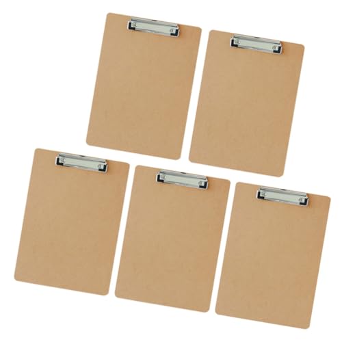 5 Stück Teiliges Klemmbrett Faltbare Schreibunterlage mit Clip für Büro und Studium Stabil und Leicht für Konferenzen 5 Stück Teiliges Klemmbrett Faltbare Schreibunterlage mit Clip für Büro und Studium Stabil und Leicht für Konferenzen von OSALADI