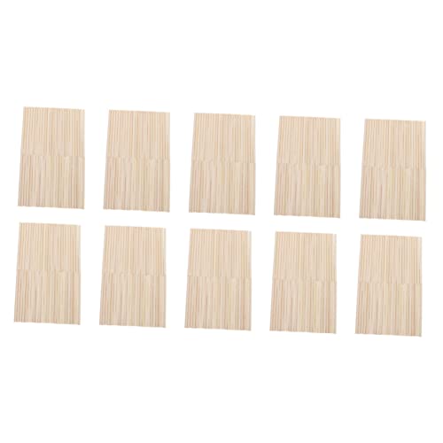 500 Stück Holz Eisstäbchen Diy Eiscreme Stäbe für Bastelprojekte Natürliche Holzfarbe für Eiscreme Herstellung und Unterrichtszubehör von OSALADI