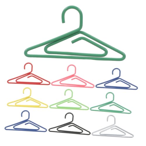 50Stücke Mini Kleiderbügel Büroklammern Kreative Metall Lesezeichen Clips Bunten für Büro Schule und Zuhause für Freunde 50Stücke Mini Kleiderbügel Büroklammern Kreative Metall Lesezeichen Clips Bunten für Büro Schule und Zuhause für Freunde von OSALADI