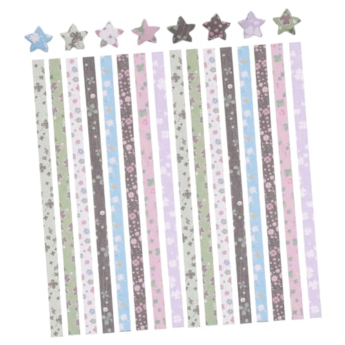 540 Stück Faltpapier für Origami Farbige Papierstreifen für Diy Sterne Bastelprojekte und Partys Doppelseitig Anfänger und Bastelenthusiasten 540 Stück Faltpapier für Origami Farbige Papierstreifen für Diy Sterne Bastelprojekte und Partys Doppelseitig Anfänger und Bastelenthusiasten von OSALADI