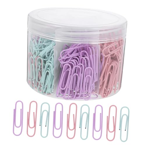 540 Stück Farbige Büroklammern Macaron Design Praktische Papierclips für Zuhause und Büro für Dokumente und Bastelarbeiten Vielseitige Verwendung 540 Stück Farbige Büroklammern Macaron Design Praktische Papierclips für Zuhause und Büro für Dokumente und Bastelarbeiten Vielseitige Verwendung von OSALADI