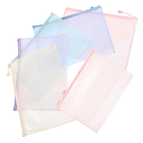6 Stück Wasserdichte Reißverschluss Dokumententaschen aus Mesh Aktenbeutel für Schreibwaren und Toilettenartikel Praktische Aufbewahrung für Zuhause und Reisen 6 Stück Wasserdichte Reißverschluss Dokumententaschen aus Mesh Aktenbeutel für Schreibwaren und Toilettenartikel Praktische Aufbewahrung für Zuhause und Reisen von OSALADI