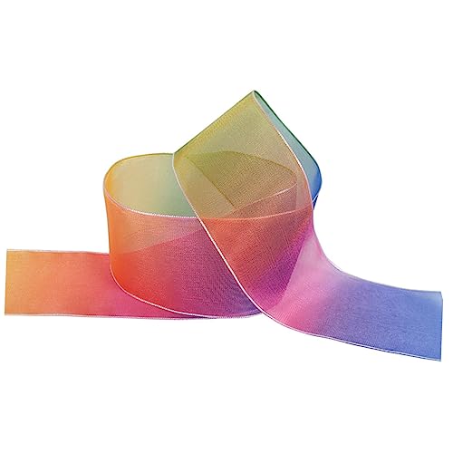 6Stücke DIY Chiffonband Regenbogenfarben Bedrucktes Material für Haarschmuck Haarbänder und Festtagsdekorationen 6Stücke DIY Chiffonband Regenbogenfarben Bedrucktes Material für Haarschmuck Haarbänder und Festtagsdekorationen von OSALADI