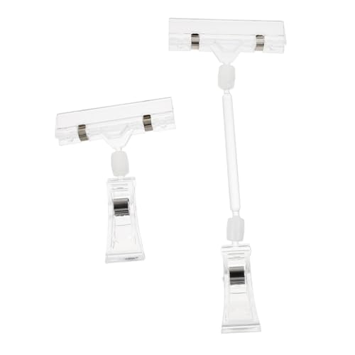 6Stücke Preisschild Clips für Supermarktregale Transparente Klammern für Preisdisplay Vielseitige Etikettenhalter für Werbung und Verkaufsförderung 6Stücke Preisschild Clips für Supermarktregale Transparente Klammern für Preisdisplay Vielseitige Etikettenhalter für Werbung und Verkaufsförderung von OSALADI