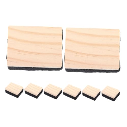8 Teiliger Tafelradierer Campus Mini Tafelradierer Aus Filz – Tafelwischer Aus Holz Für Schulbüro Unterrichtsbedarf 8 Teiliger Tafelradierer Campus Mini Tafelradierer Aus Filz – Tafelwischer Aus Holz Für Schulbüro Unterrichtsbedarf von OSALADI