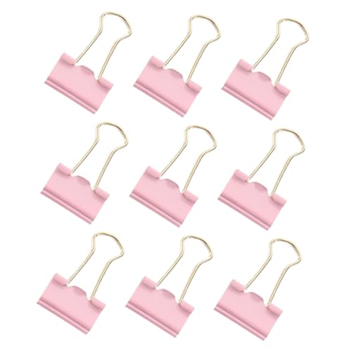 9 Stück Teiliges Dekorativer Büroklammern Praktische Binder Clips Pastellfarben für Dokumente für Schule Büro und Kreative Projekte 9 Stück Teiliges Dekorativer Büroklammern Praktische Binder Clips Pastellfarben für Dokumente für Schule Büro und Kreative Projekte von OSALADI
