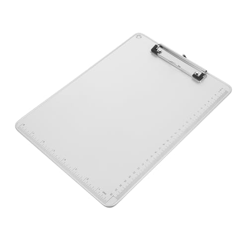 Aluminium Klemmbrett mit Rutschfester Oberfläche für Schule Büro für Dokumente und Notizen Bequem und Praktisch von OSALADI