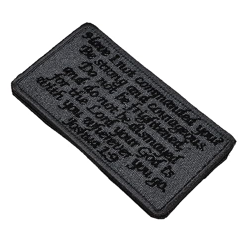 Bibelverse Aufnäher Patch Waschbar DIY Dekoration Hochwertiges Stoffmaterial für Kleidung Taschen Jeans und Handwerk Vielseitig Einsetzbar für Projekte Bibelverse Aufnäher Patch Waschbar DIY Dekoration Hochwertiges Stoffmaterial für Kleidung Taschen Jeans und Handwerk Vielseitig Einsetzbar für Projekte von OSALADI