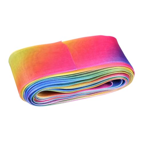 Chiffonband mit Regenbogenoptik Diy Haarschmuck Yards Vielseitig für Festlichkeiten und Projekte von OSALADI