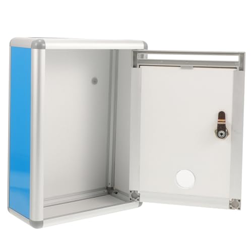 Hängende Wand Wahlurne mit Schloss Robuster Briefkasten für Haushalt und Büro Wandmontage Vielseitig Einsetzbar Platzsparendes Design für Briefe und Vorschläge Hängende Wand Wahlurne mit Schloss Robuster Briefkasten für Haushalt und Büro Wandmontage Vielseitig Einsetzbar Platzsparendes Design für Briefe und Vorschläge von OSALADI