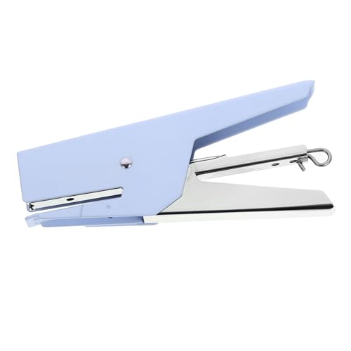 Handhefter Metall Stapler für Zuhause Büro und Schule Stabil und Elegant mit Rutschfesten Füßen Große Kapazität Perfektes für Stilvolles Schreibtisch Accessoire von OSALADI