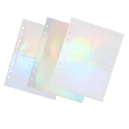Nachfüllseiten Transparente Klarsichthüllen für Sammelkarten Einseitig Zweiseitig und Präsentieren von Erinnerungen von OSALADI