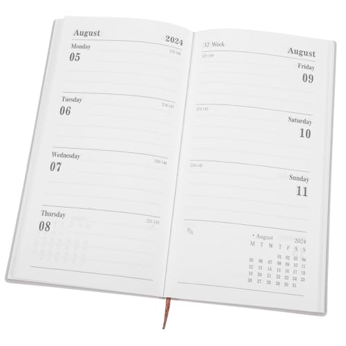 OSALADI 1 Agenda-Buch Woche wöchentlich Zeitplaner Kalenderplaner Täglicher Planer Lehrerplaner und Unterrichtsplaner Zeitplanplanblock Datum Notizblock Kunstleder Weiß OSALADI 1 Agenda-Buch Woche wöchentlich Zeitplaner Kalenderplaner Täglicher Planer Lehrerplaner und Unterrichtsplaner Zeitplanplanblock Datum Notizblock Kunstleder Weiß von OSALADI