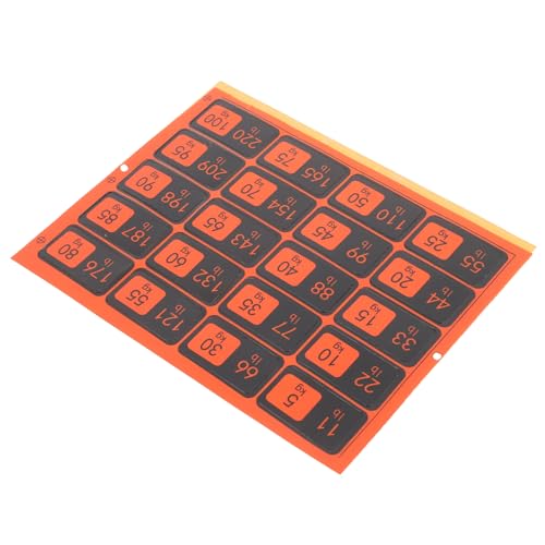OSALADI 1 Blatt Fitnessgeräteetiketten Stichworte hängend Übung stapelbar Name Kleberaufkleber Aufkleber für Fitnessstudio-Etiketten Gewichtsaufkleber PVC selbstklebend Orange OSALADI 1 Blatt Fitnessgeräteetiketten Stichworte hängend Übung stapelbar Name Kleberaufkleber Aufkleber für Fitnessstudio-Etiketten Gewichtsaufkleber PVC selbstklebend Orange von OSALADI