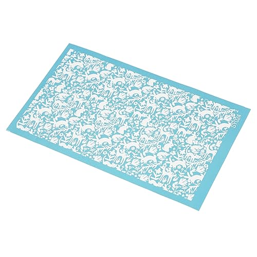 OSALADI 1 Blatt Kaninchentonvorlage Bildschirm Kunsthandwerk Nummer Schablone Seide Siebdruckschablonen Wiederverwendbare Schablonen Siebdruck-vorlage Nylonschablone Blau Polyester OSALADI 1 Blatt Kaninchentonvorlage Bildschirm Kunsthandwerk Nummer Schablone Seide Siebdruckschablonen Wiederverwendbare Schablonen Siebdruck-vorlage Nylonschablone Blau Polyester von OSALADI