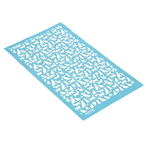 OSALADI 1 Blatt Tondruckvorlage Tierschablonen Siebdruckvorlagen Schmuck aus Ton liefert Ton-Bastelschablone Schablone zur Tonherstellung Schablonen aus Polyester OSALADI 1 Blatt Tondruckvorlage Tierschablonen Siebdruckvorlagen Schmuck aus Ton liefert Ton-Bastelschablone Schablone zur Tonherstellung Schablonen aus Polyester von OSALADI