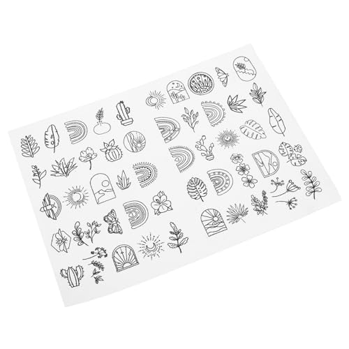 OSALADI 1 Blatt Wasserlösliches Stickvlies für Handnähprojekte Selbstklebend für Diy Kleidung mit Guter Reißfestigkeit Leicht Abreißbar für Kreative Stickarbeiten von OSALADI