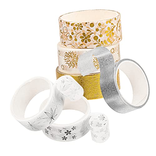 OSALADI 1 Box-Set Goldstich-Silberband Sammelalbum farbig Abdeckband, dekoratives Klebeband UV aufkleber Scrapbook liefert Washi Tape Scrapbook-Klebebänder selber machen Flüsterpapier OSALADI 1 Box-Set Goldstich-Silberband Sammelalbum farbig Abdeckband, dekoratives Klebeband UV aufkleber Scrapbook liefert Washi Tape Scrapbook-Klebebänder selber machen Flüsterpapier von OSALADI