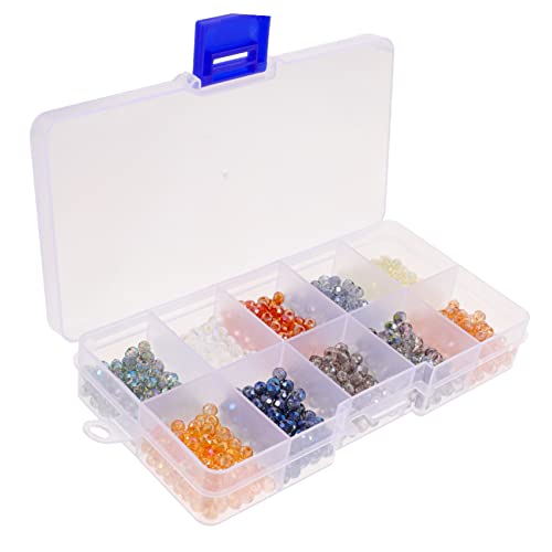 OSALADI 1 Karton Glasperlen für DIY Schmuckherstellung Bunte Abstandshalterperlen für Armbänder und Kreative Bastelprojekte für und Persönliche Designs von OSALADI