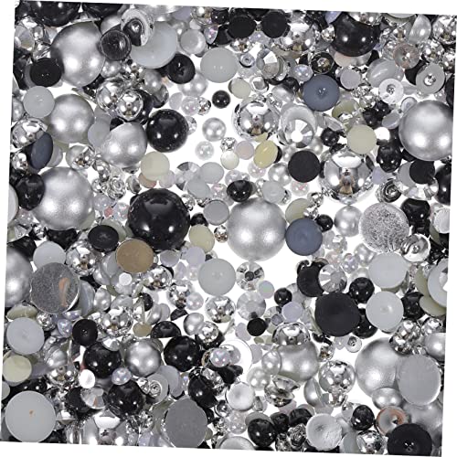 OSALADI 1 Nagelpflaster Perlen Für Nägel Halbrund Handyhülle Nagel Strasssteine Nagelperlen Nagelsticker Für Nailart Halbrunde Perlen Maniküre Decals Maniküre Zubehör Resin Schwarz OSALADI 1 Nagelpflaster Perlen Für Nägel Halbrund Handyhülle Nagel Strasssteine Nagelperlen Nagelsticker Für Nailart Halbrunde Perlen Maniküre Decals Maniküre Zubehör Resin Schwarz von OSALADI