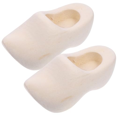 OSALADI 1 Paar Mini Holzschuhe Diy Puppenhaus Zubehör Unbemalte Mini Klompen für Kreative Bastelprojekte für Dekoration und Gestaltung OSALADI 1 Paar Mini Holzschuhe Diy Puppenhaus Zubehör Unbemalte Mini Klompen für Kreative Bastelprojekte für Dekoration und Gestaltung von OSALADI