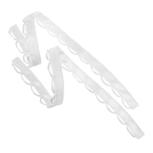 OSALADI 1 Paar Riemenzubehör Junggesellin Hochzeit Braut- Brautzubehör Party Rückschleifen Kleidungsschlaufen Schlaufen für Kleidungsgurte Trägerkleid, Rückenträger, Schlaufe Stoff Weiß OSALADI 1 Paar Riemenzubehör Junggesellin Hochzeit Braut- Brautzubehör Party Rückschleifen Kleidungsschlaufen Schlaufen für Kleidungsgurte Trägerkleid, Rückenträger, Schlaufe Stoff Weiß von OSALADI